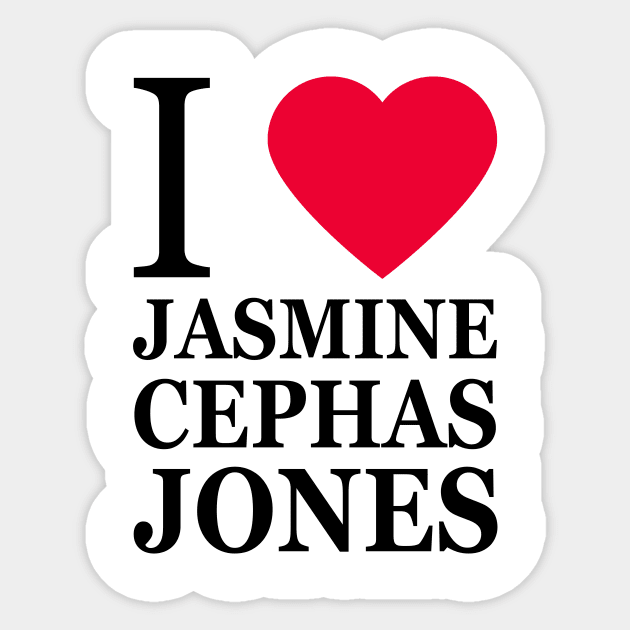 I love Jasmine Cephas Jones Sticker by byebyesally